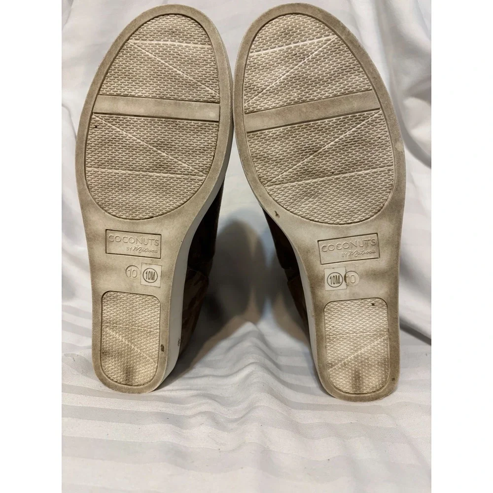 Coconuts by Matisse Womens Wedge Sneaker Brown Camo Ankle Bootie Size 10M‎